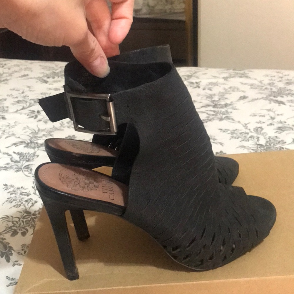 Vince Camuto open toe bootie
